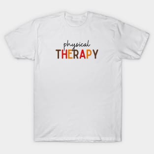 Fall Physical Therapy Design T-Shirt